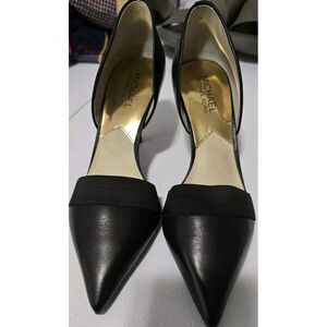 Michael Kors Julieta D'Orsay Pumps Leather Black Size 7
